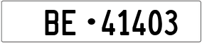 Truck License Plate